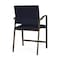 Lesro Newport Wide Hip Chair Metal Frame, Bronze, OH Navy Upholstery NP1261 - alternate 2